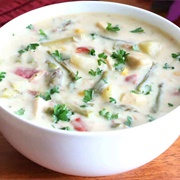 Asparagus Clam Chowder
