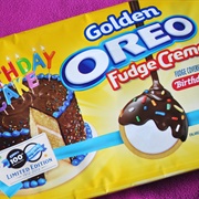 Oreo Fudge Cremes Birthday Cake