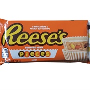 White Reese's Peanut Butter Cups Stuffed With Pieces