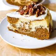 Pumpkin Cake Cheesecake