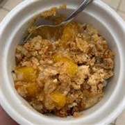 Cantaloupe Cobbler