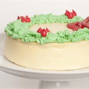 Carousel Cakes Holiday Wreath Cheesecake