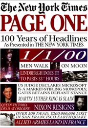 The New York Times Page One: 100 Years of Headlines (New York Times)