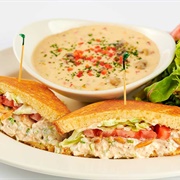 Renee's Chicken, Almond, Salad Sandwich