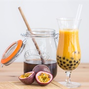 Passion Fruit Bubble Tea