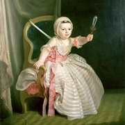 Portrait of a Child Holding a Rattle (Niels Rode)