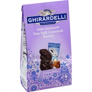 Ghirardelli Dark Chocolate Sea Salt Caramel Bunny