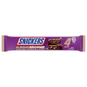 Snickers Almond Brownie W/ Dark Chocolate