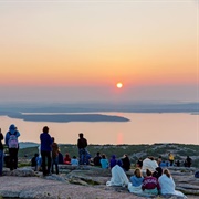 Sunrise at Mount Cadillac