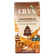 Lily&#39;s Gingerbread Milk Chocolate Style 40% Cocoa