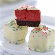 Red Velvet Cheesecake Bites