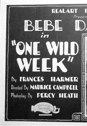 One Wild Week (1921)