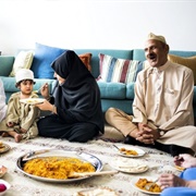 Meal in Home W/O Speaking Same Language