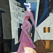 The Lady in Mauve (Lyonel Feininger)
