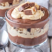 Snickers Peanut Butter & Chocolate Parfait