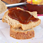 Apple Butter on Wheat Toast