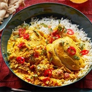 Afghan-Style Chicken Korma With Dried Sour Plums