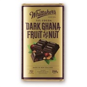 Whittaker&#39;s Dark Ghana Fruit and Nut