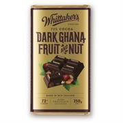 Whittaker's Dark Ghana Fruit and Nut