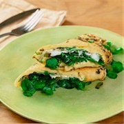 Egg and Goat Cheese Wrap