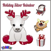 Holiday Silver Reindeer