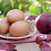 Egg and Red Onion