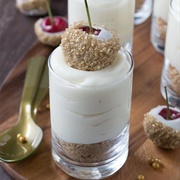 White Chocolate Champagne Cheesecake Shooters