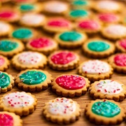 Frosted Vegan Shortbread Biscuits