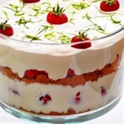 Strawberry and Lime Margarita Cheesecake Trifle