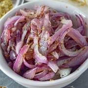 Steamed Red Onion