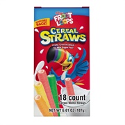 Froot Loops Cereal Straws