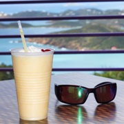 Banana Daiquiri at Top of Skyride, St. Thomas