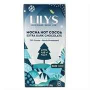Lily&#39;s Mocha Hot Cocoa Extra Dark Chocolate 70% Cocoa