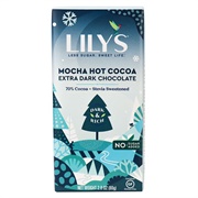 Lily's Mocha Hot Cocoa Extra Dark Chocolate 70% Cocoa
