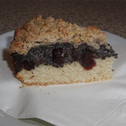 Vegan Poppy Seed Semolina Cake With Cranberries