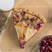 Lingonberry Chess Pie