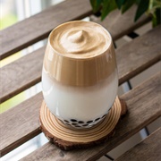 Dalgona Milk Tea