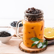 Orange Bubble Tea