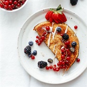 Egg and Red Currants