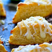 Coconut Key Lime Pie Scones