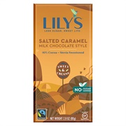 Lily&#39;s Salted Caramel Milk Chocolate Style