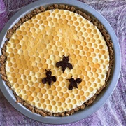 Elderberry Honeycomb Cream Pie
