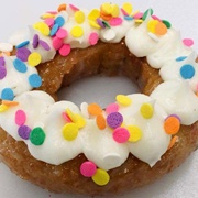 Donut King Birthday Cake Donut