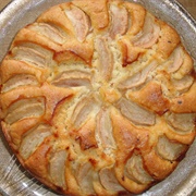 Vegan Pear Cake With Chopped Hazelnuts