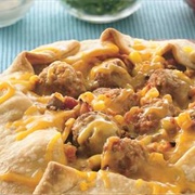 Tex Mex Meatball Pie