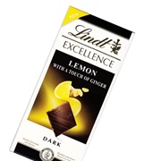 Lindt Excellence Lemon With a Touch of Ginger Dark