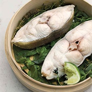 Steamed Halibut