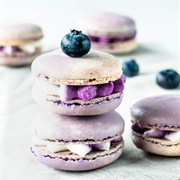 Blueberry Macaron