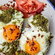 Pesto Eggs