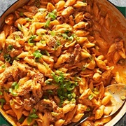 Creamy Kimchi Shells